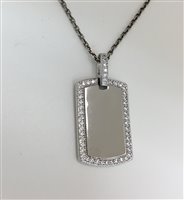Necklace Ambrosia Woman in Silver Zirconia AAG008 - AAG008